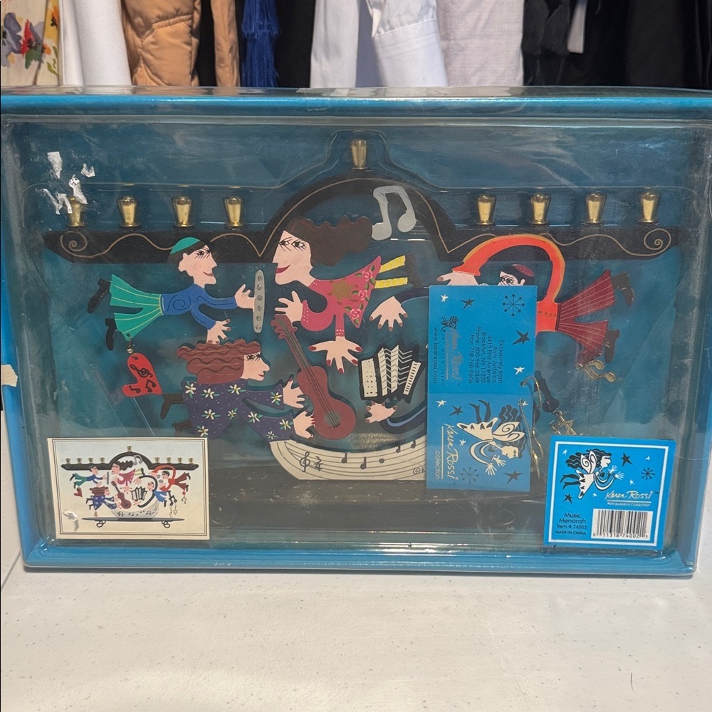 KAREN ROSSI..VINTAGE MENORAH."2000"